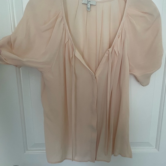 Joie Silk Button Down Top (S) - Picture 4 of 6